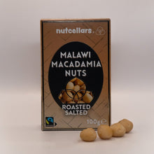 Nutcellars Fairtrade Roasted Salted Macadamia Nuts with nuts