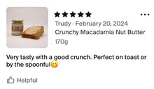 Crunchy Macadamia Nut Butter