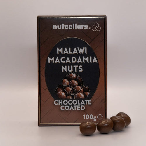 chocolate coated macadamia nuts giftbox