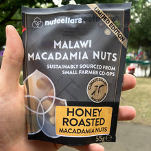 Nutcellars Limited Edition Macadamia nuts Honey Roasted flavour snack sized